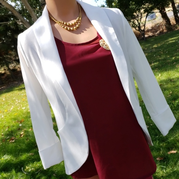 Harlowe & Graham White Professional Cardigan XS - Picture 4 of 8